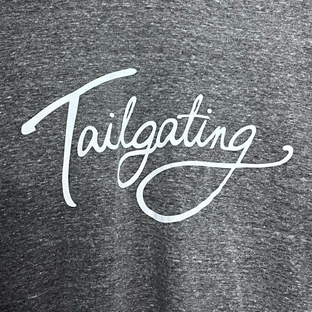 Chillionaire Women's Large Tailgating Tshirt Heather Gray NWT from Buckle - Picture 3 of 12